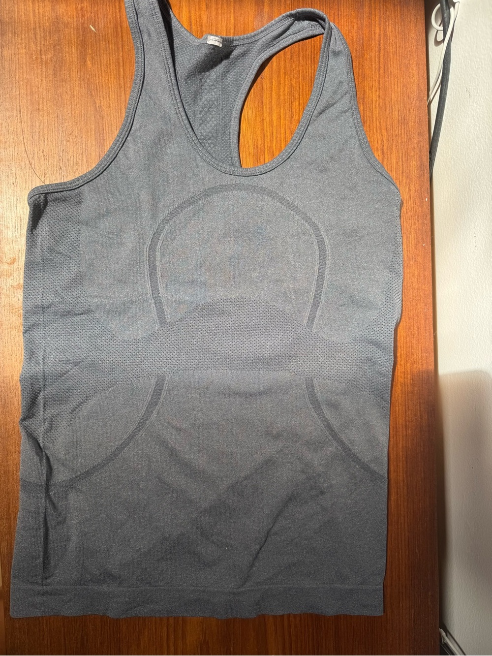 lululemon athletica Charcoal Gray Racerback Tank